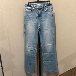 LC Lauren Conrad Blue Straight Leg Jeans